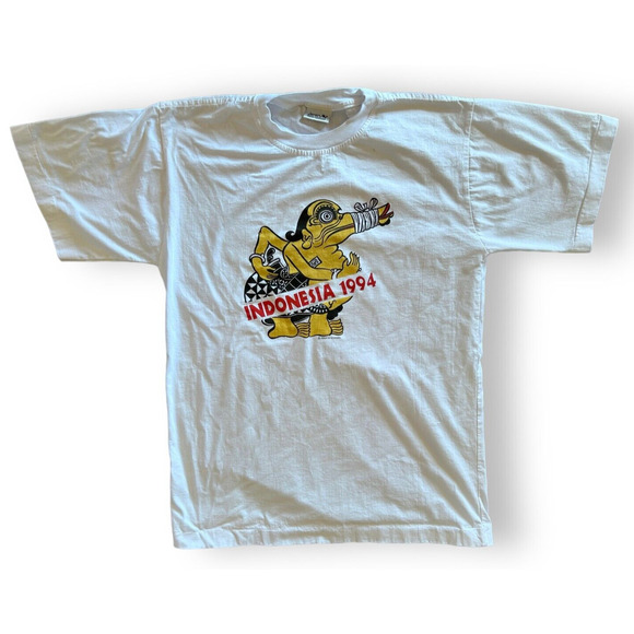 Vintage T shirt from Indonesia 1994 Single Stitch XL - Picture 1 of 8